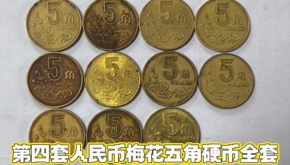 梅花5角硬币哪个年份(梅花5角硬币哪一年最值钱)