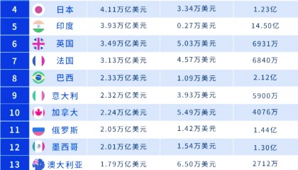 市值最高前十哪个国家(市值最高的企业排名)